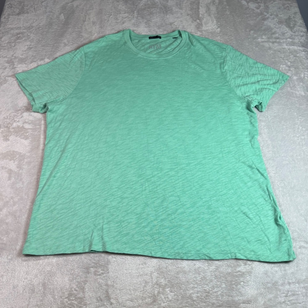 ATM Anthony Thomas Melillo Men XXL Slub Jersey Crew Neck Tee Mint T-Shirt